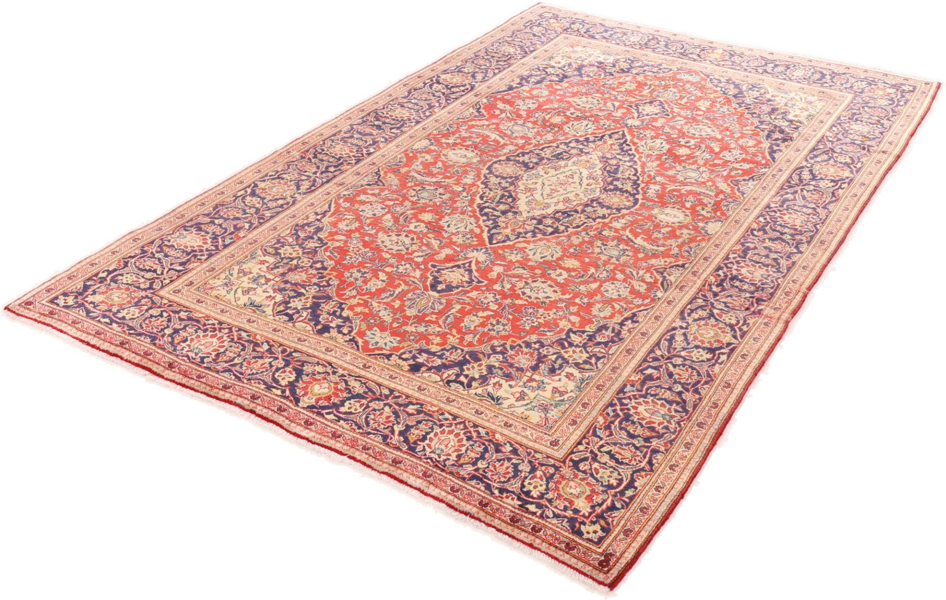Kashan Persian Rug 194 × 320 cm, Wool, hand-knotted