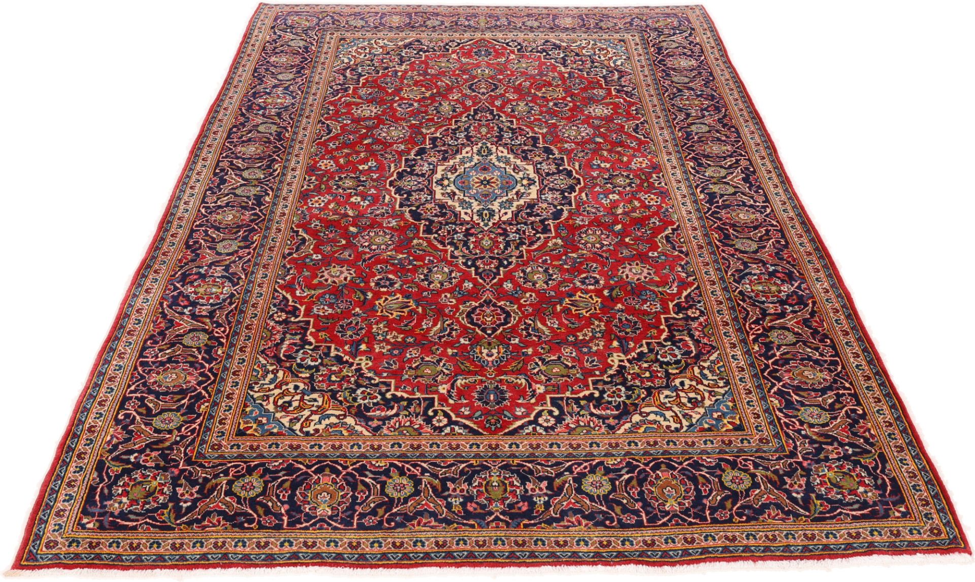 Kashan Persian Rug — hand-knotted, 200 × 310 cm, Wool