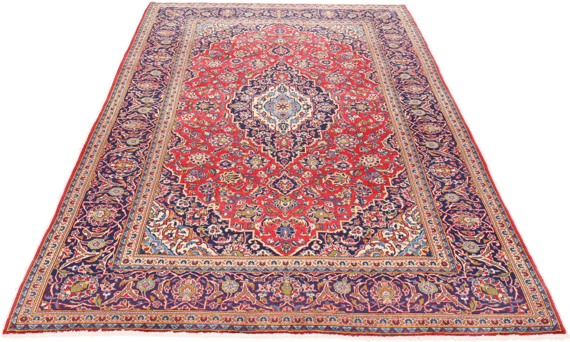 Kashan Persian Rug — hand-knotted, 200 × 310 cm, Wool