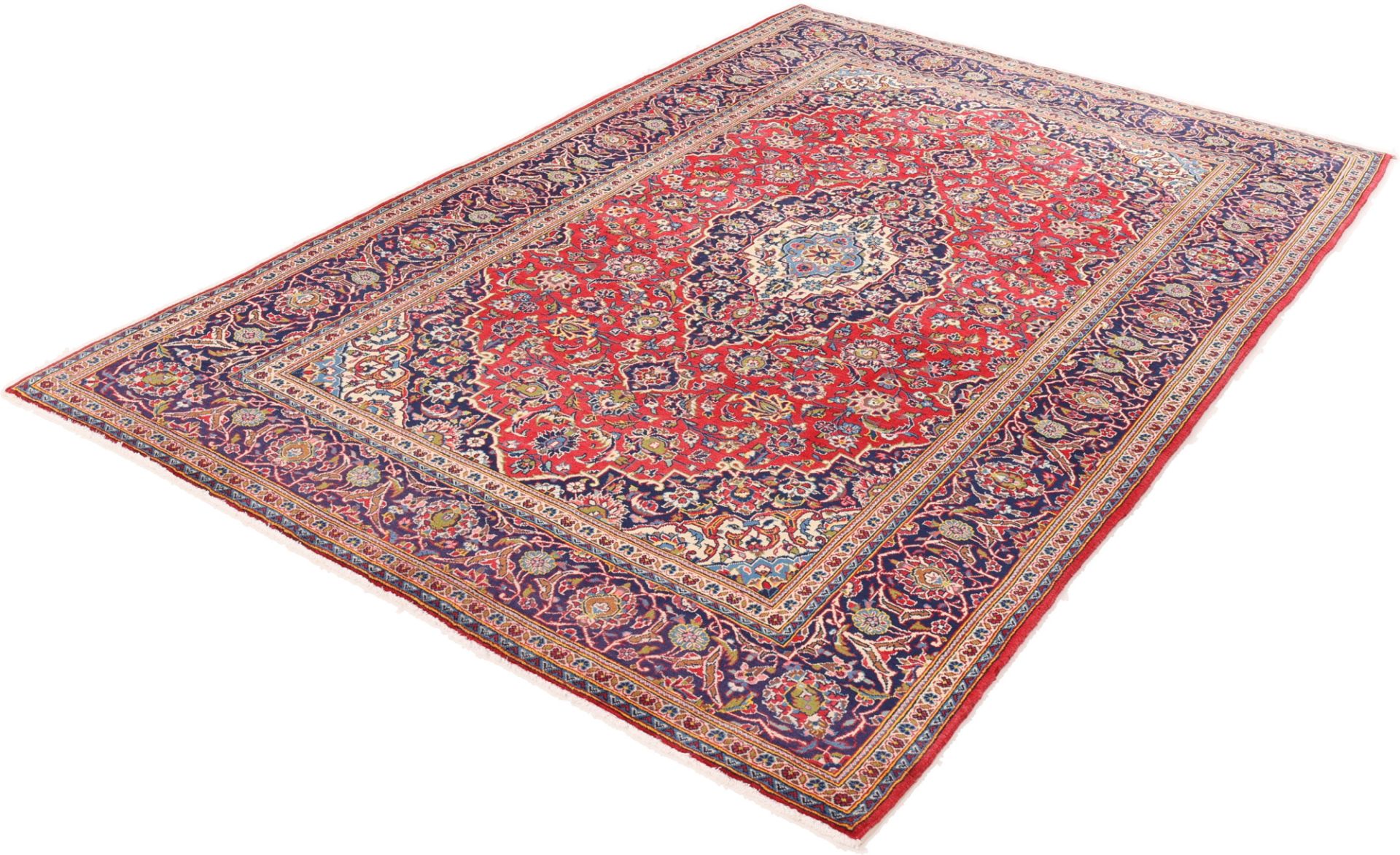 Kashan Persian Rug — hand-knotted, 200 × 310 cm, Wool