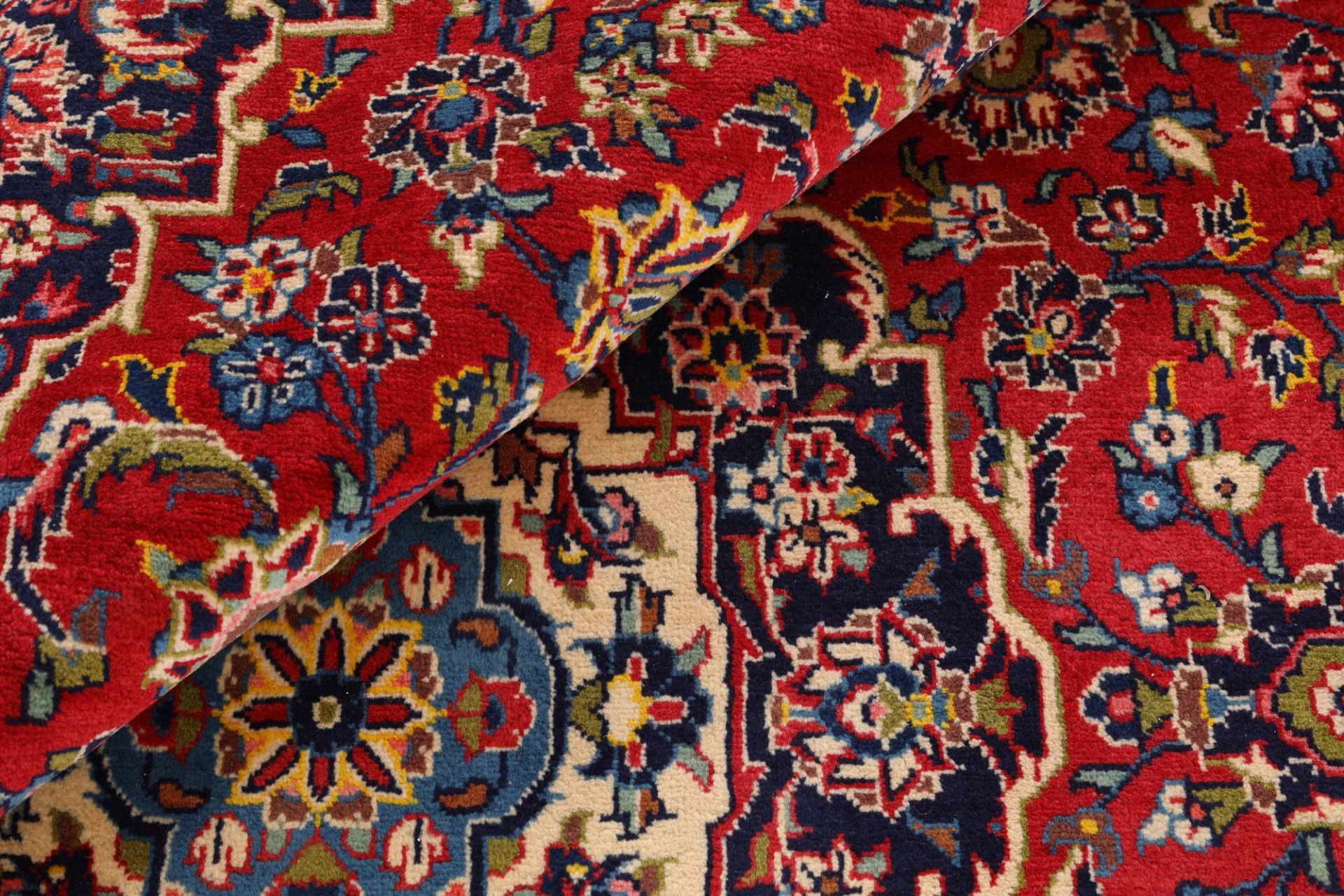 Kashan Persian Rug — hand-knotted, 200 × 310 cm, Wool