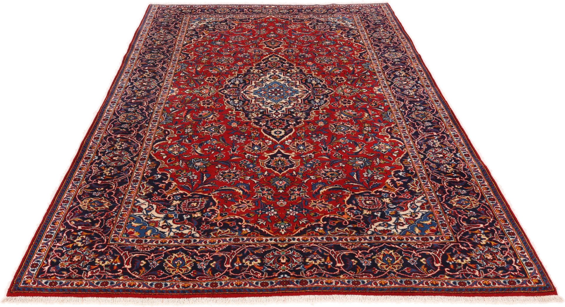 Kashan Persian Rug 223 × 322 cm, Wool, hand-knotted