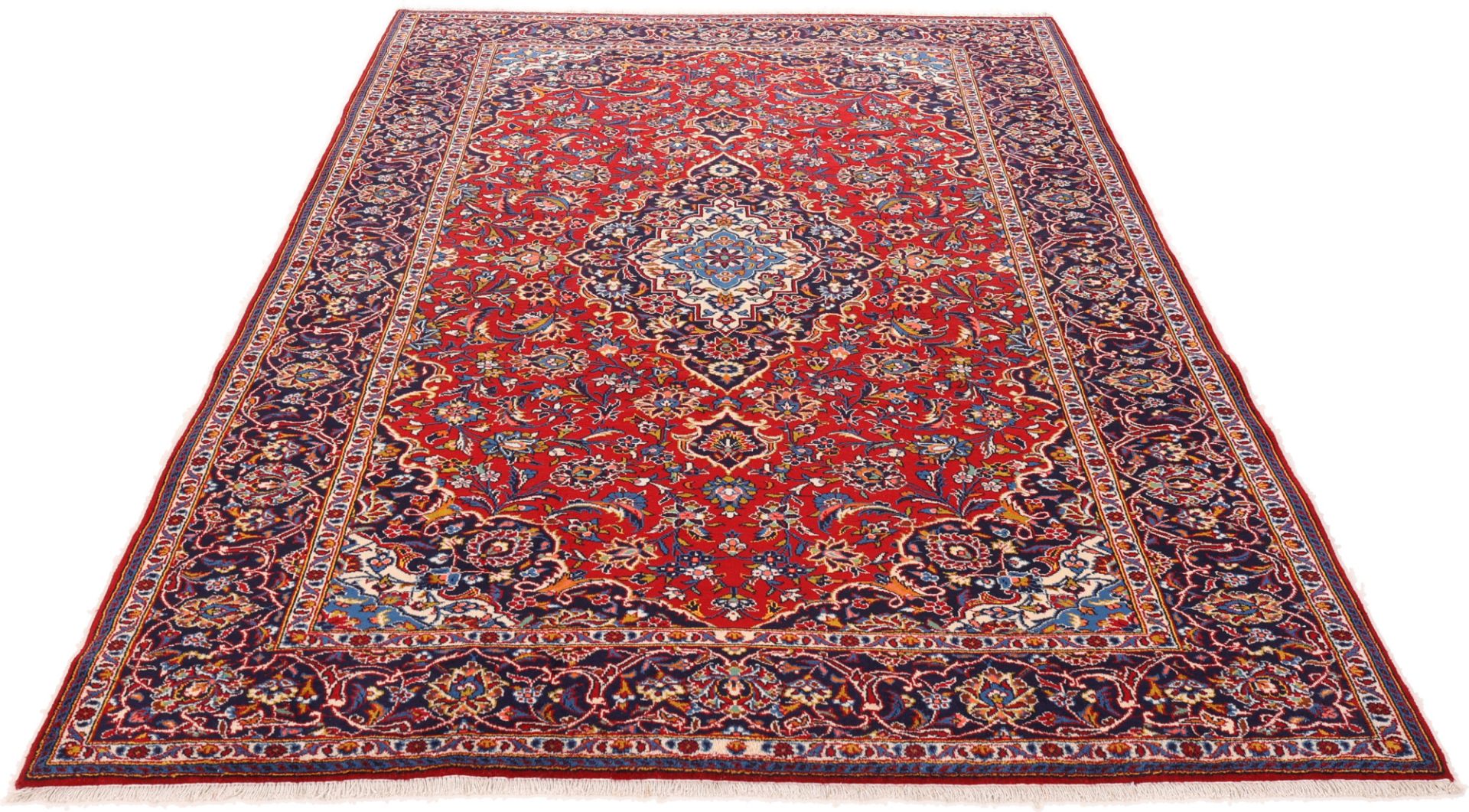Kashan Persian Rug 223 × 322 cm, Wool, hand-knotted
