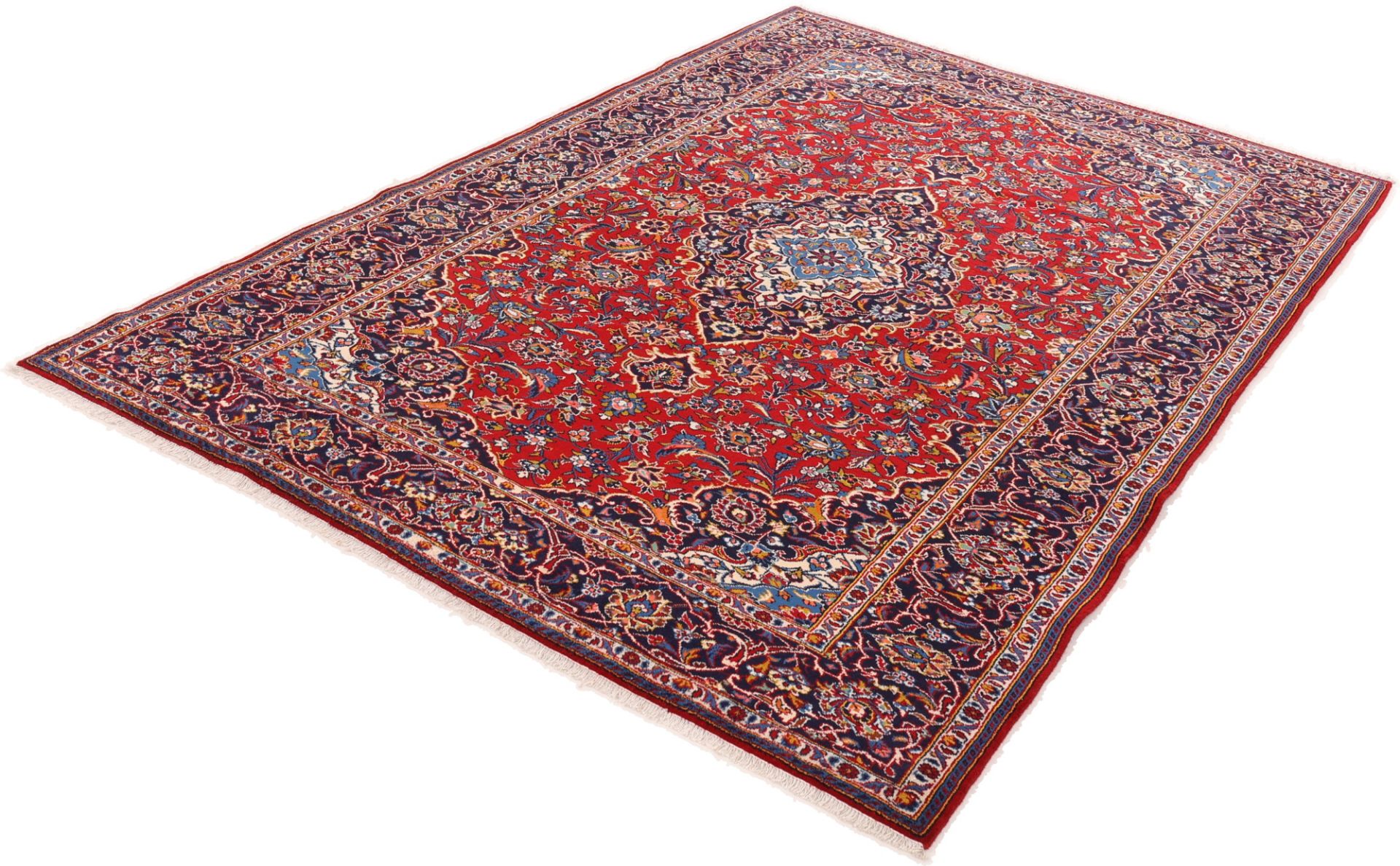 Kashan Persian Rug 223 × 322 cm, Wool, hand-knotted