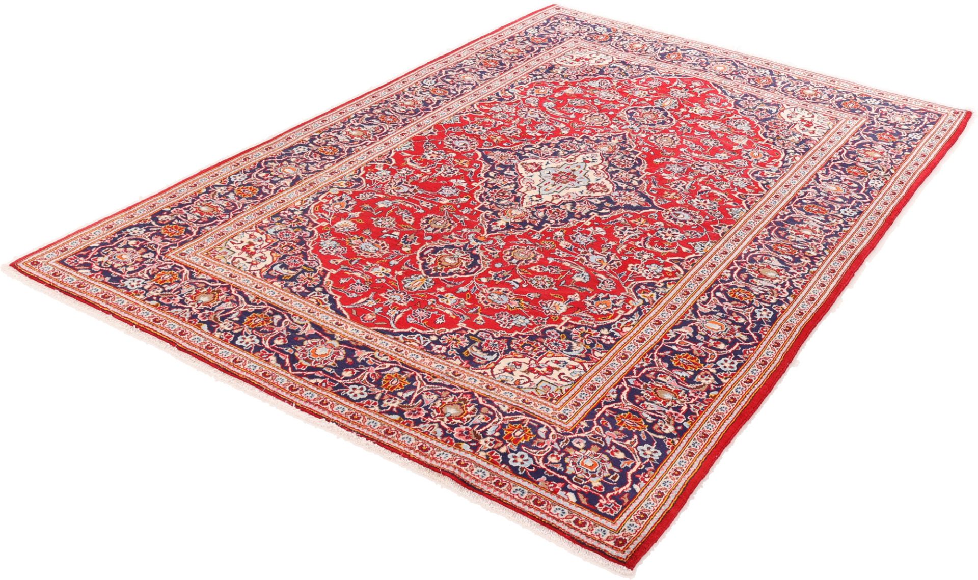 Kashan Persian Rug 203 × 318 cm, Wool, hand-knotted