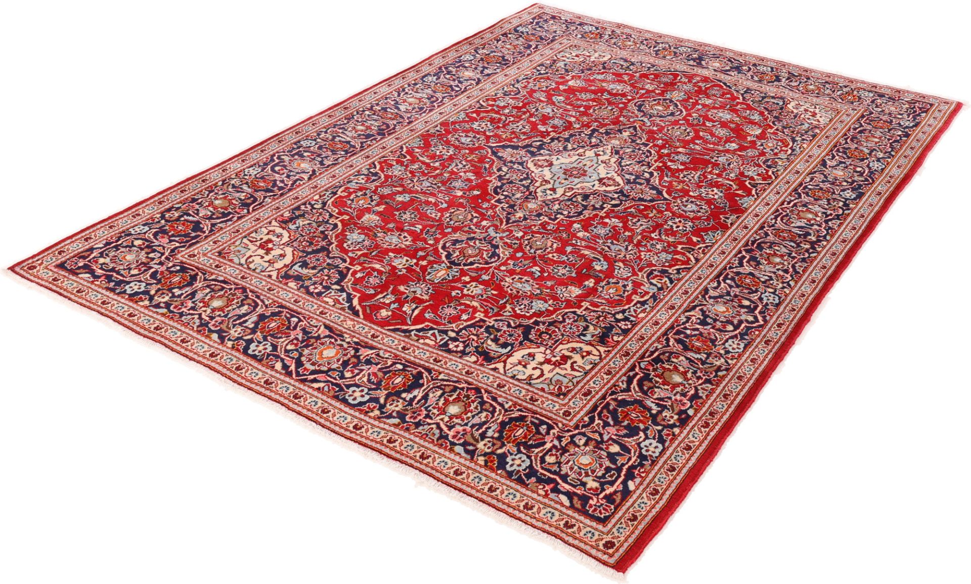 Kashan Persian Rug 203 × 318 cm, Wool, hand-knotted