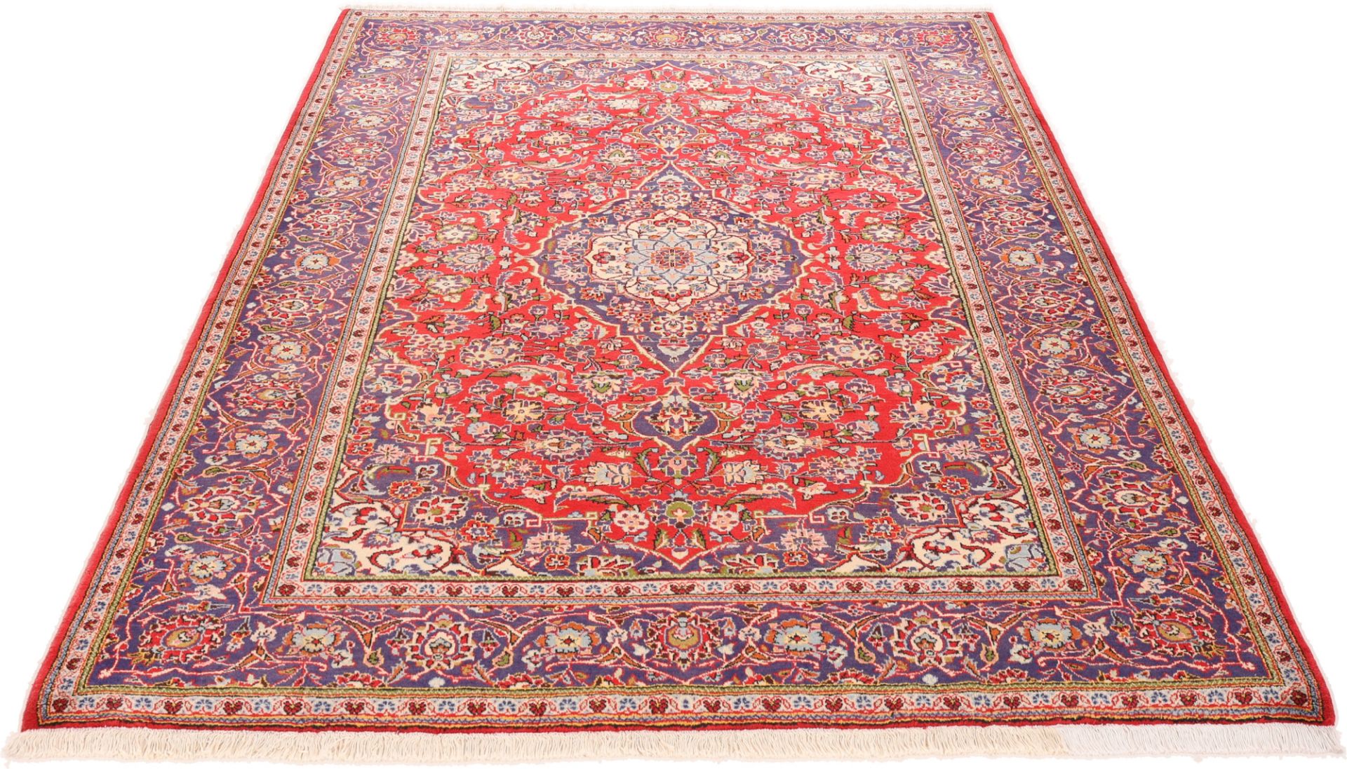 Kashan Persian Rug — hand-knotted, 208 × 290 cm, Wool