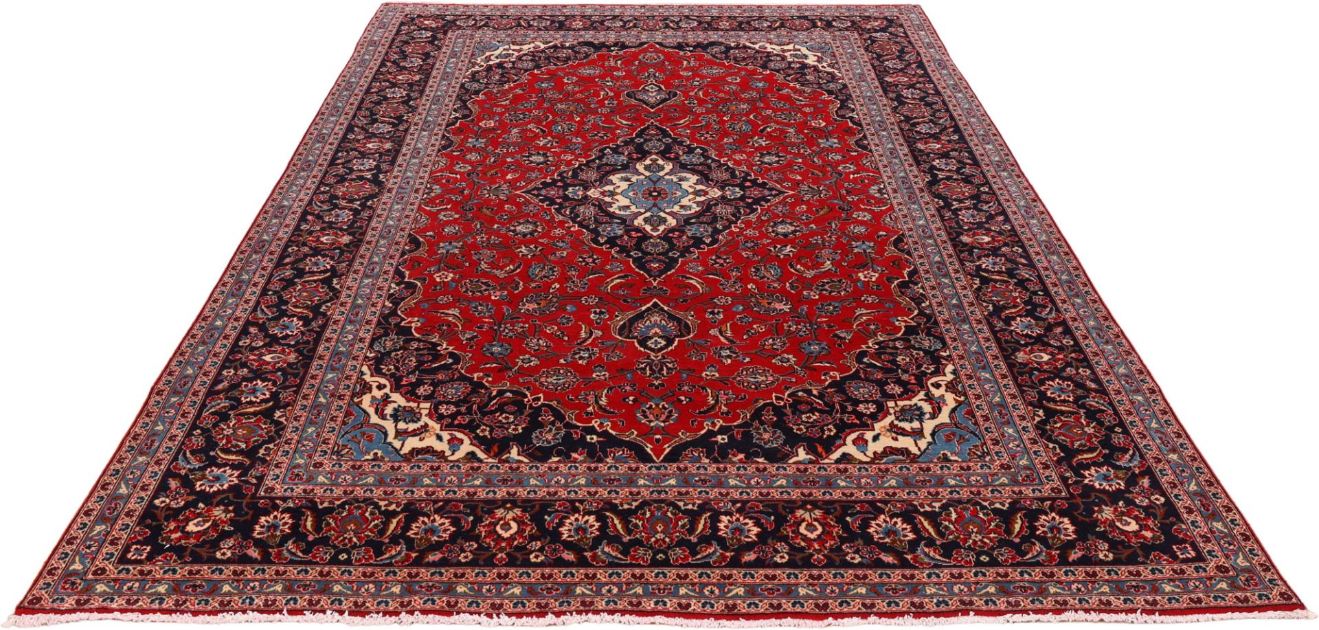 Kashan Persian Rug 236 × 345 cm, Wool, hand-knotted
