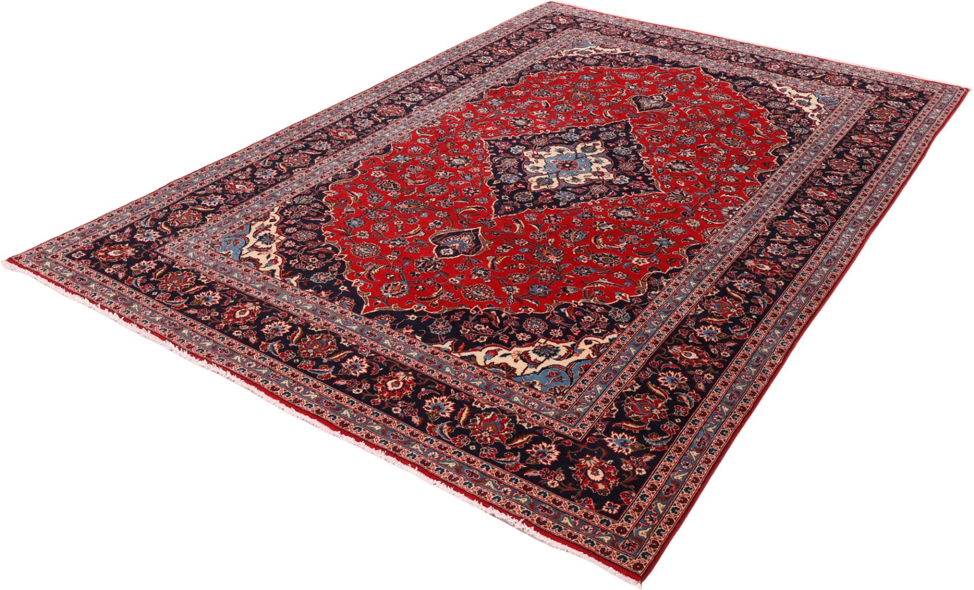 Kashan Persian Rug 236 × 345 cm, Wool, hand-knotted
