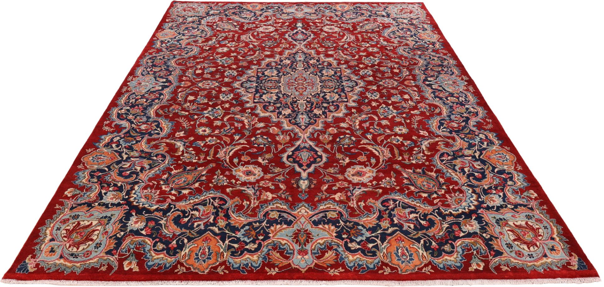 perserteppich-mashad-250-x-358-cm-schurwolle-handgeknupft-floral-6 Hand-Knotted Wool Mashhad Persian Rug, 250 × 358 cm