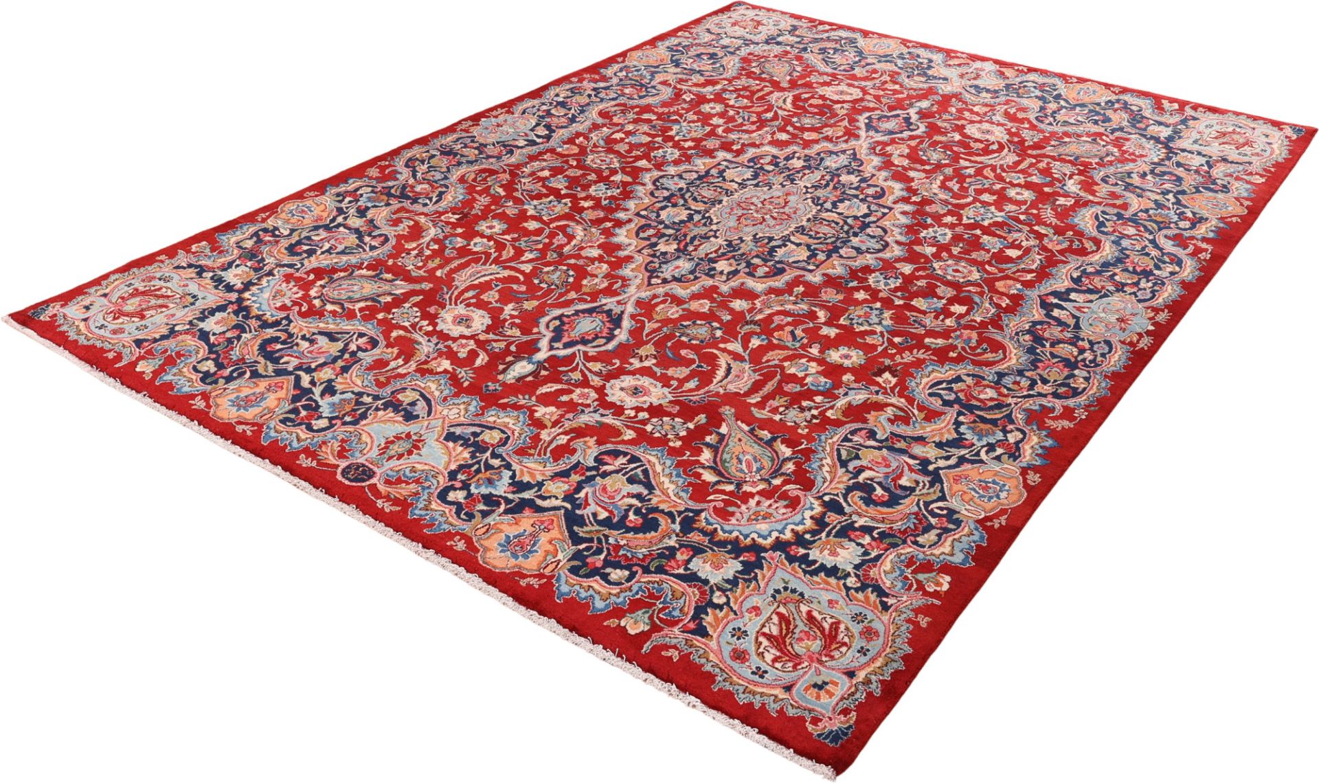 perserteppich-mashad-250-x-358-cm-schurwolle-handgeknupft-floral-9 Hand-Knotted Wool Mashhad Persian Rug, 250 × 358 cm