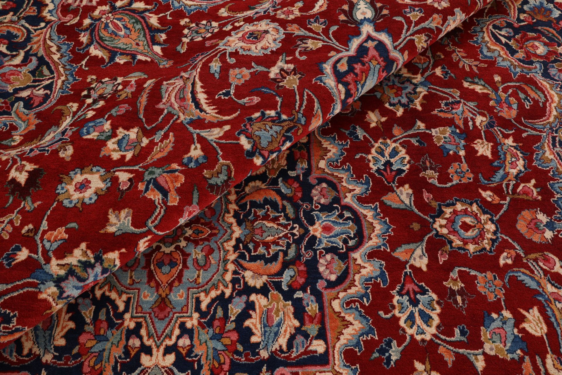 perserteppich-mashad-250-x-358-cm-schurwolle-handgeknupft-floral-15 Hand-Knotted Wool Mashhad Persian Rug, 250 × 358 cm