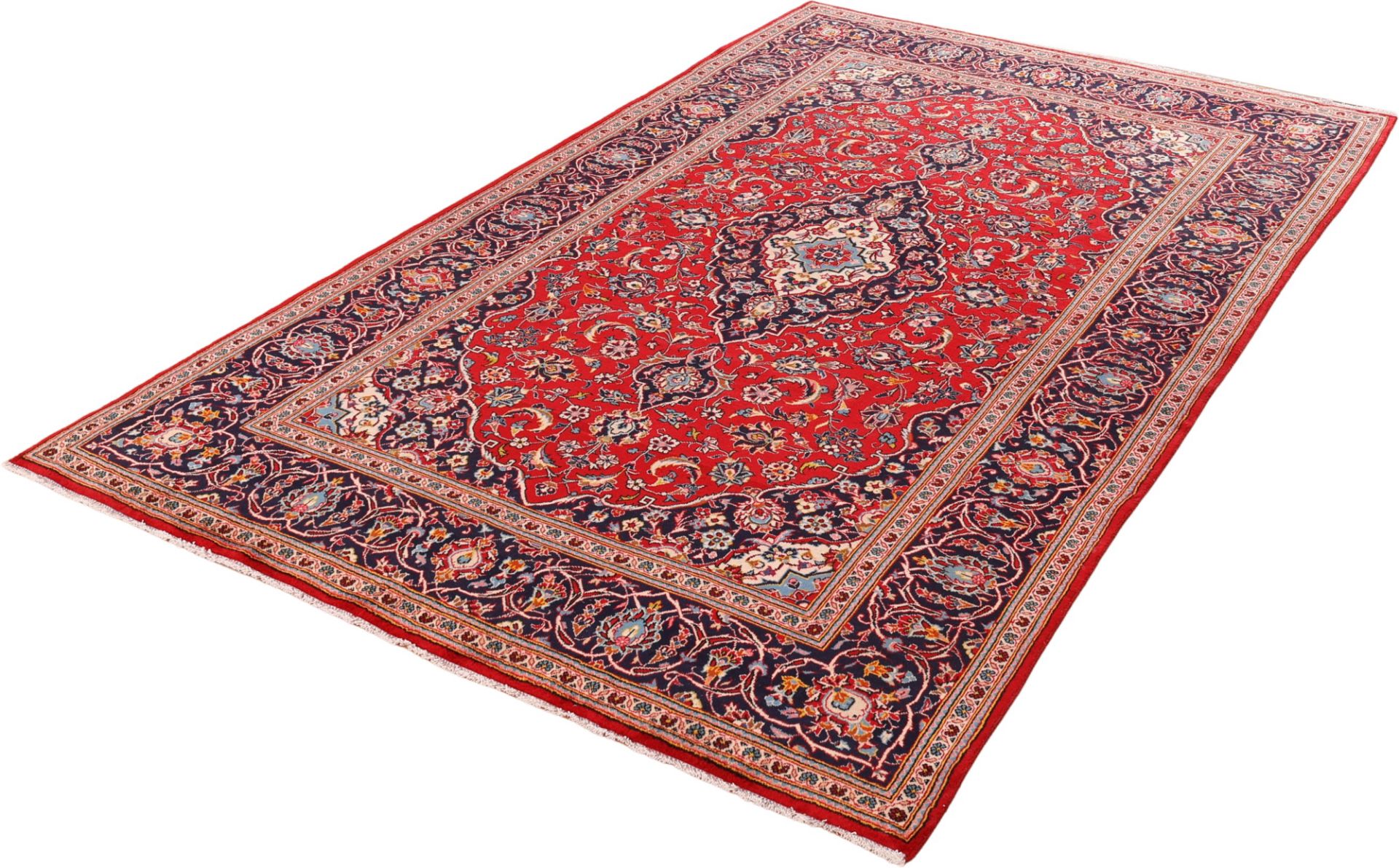 Kashan Persian Rug — hand-knotted, 195 × 320 cm, Wool