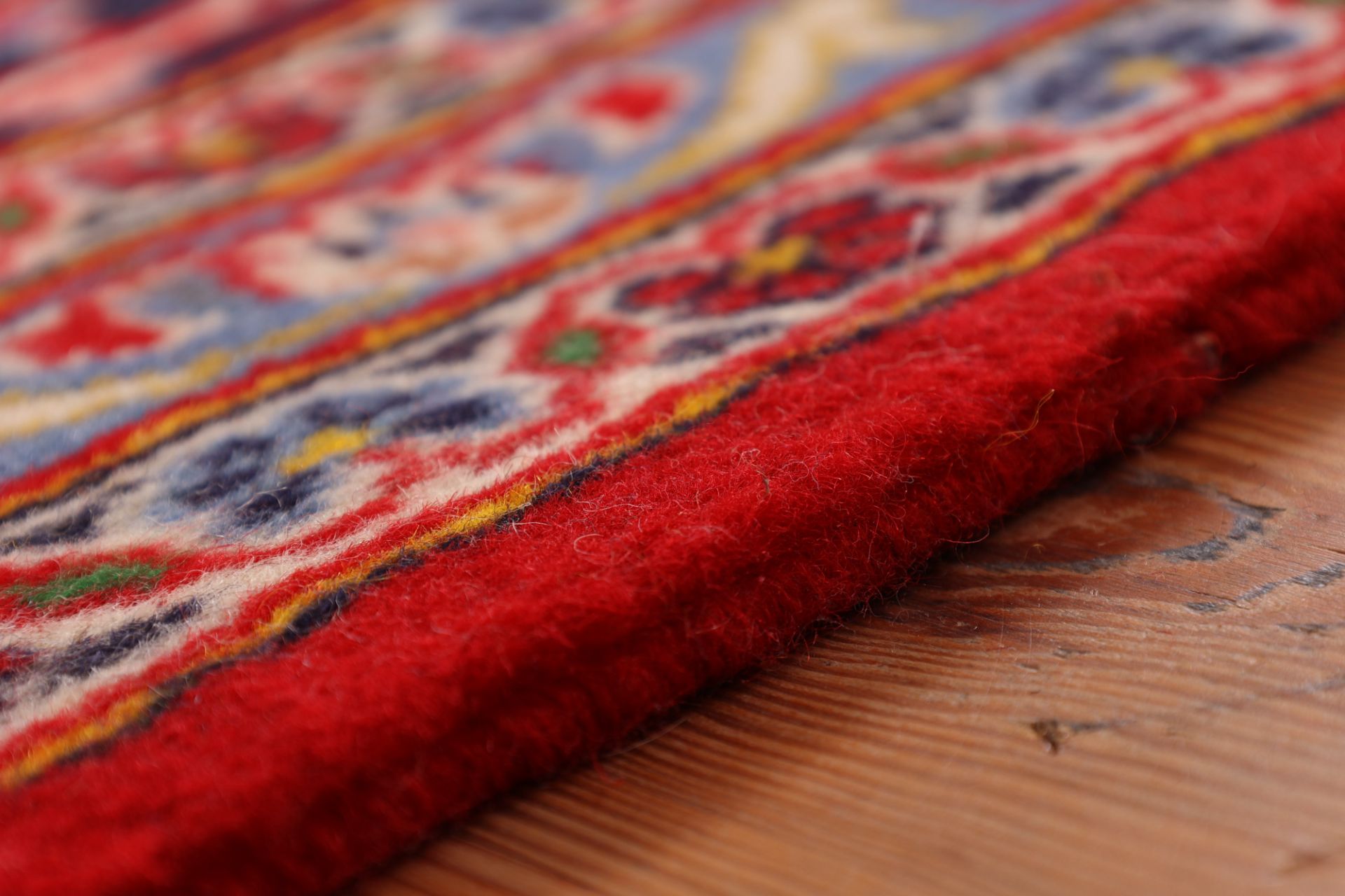 Kashan Persian Rug — hand-knotted, 200 × 296 cm, Wool