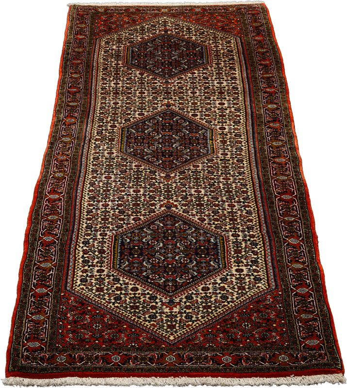 perserteppich-bidjar-80-x-237-cm-schurwolle-handgeknupft-1 Hand-Knotted Wool Bijar Persian Rug, 80 × 237 cm