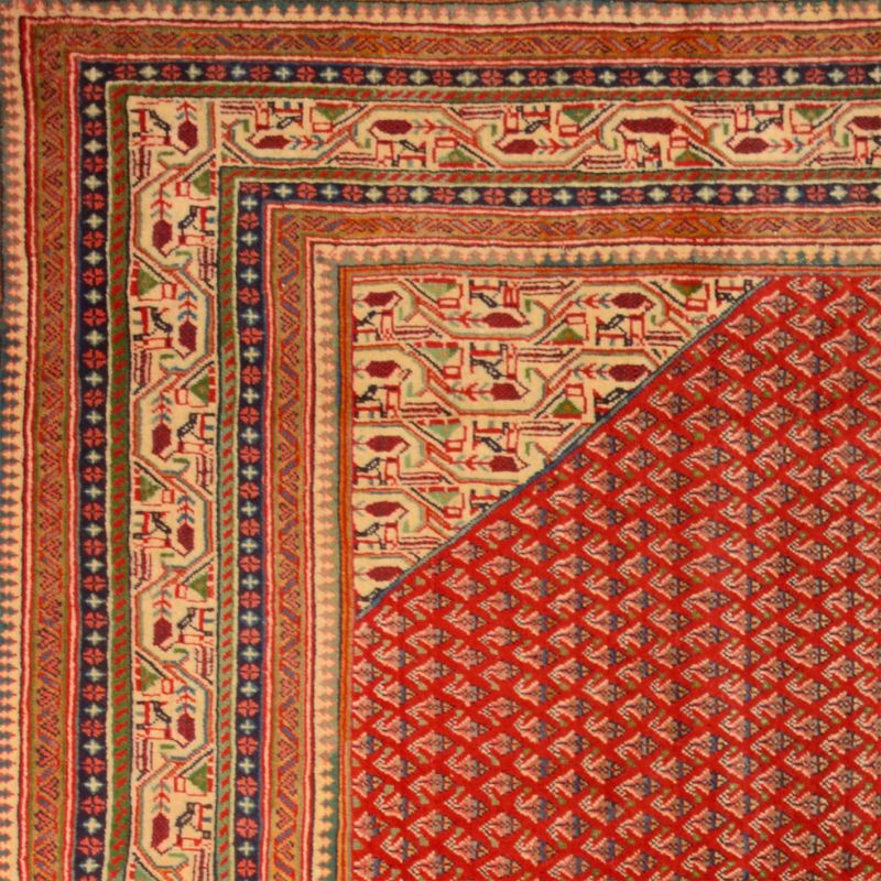 Persian Rug 214 × 318 cm, Wool, hand-knotted