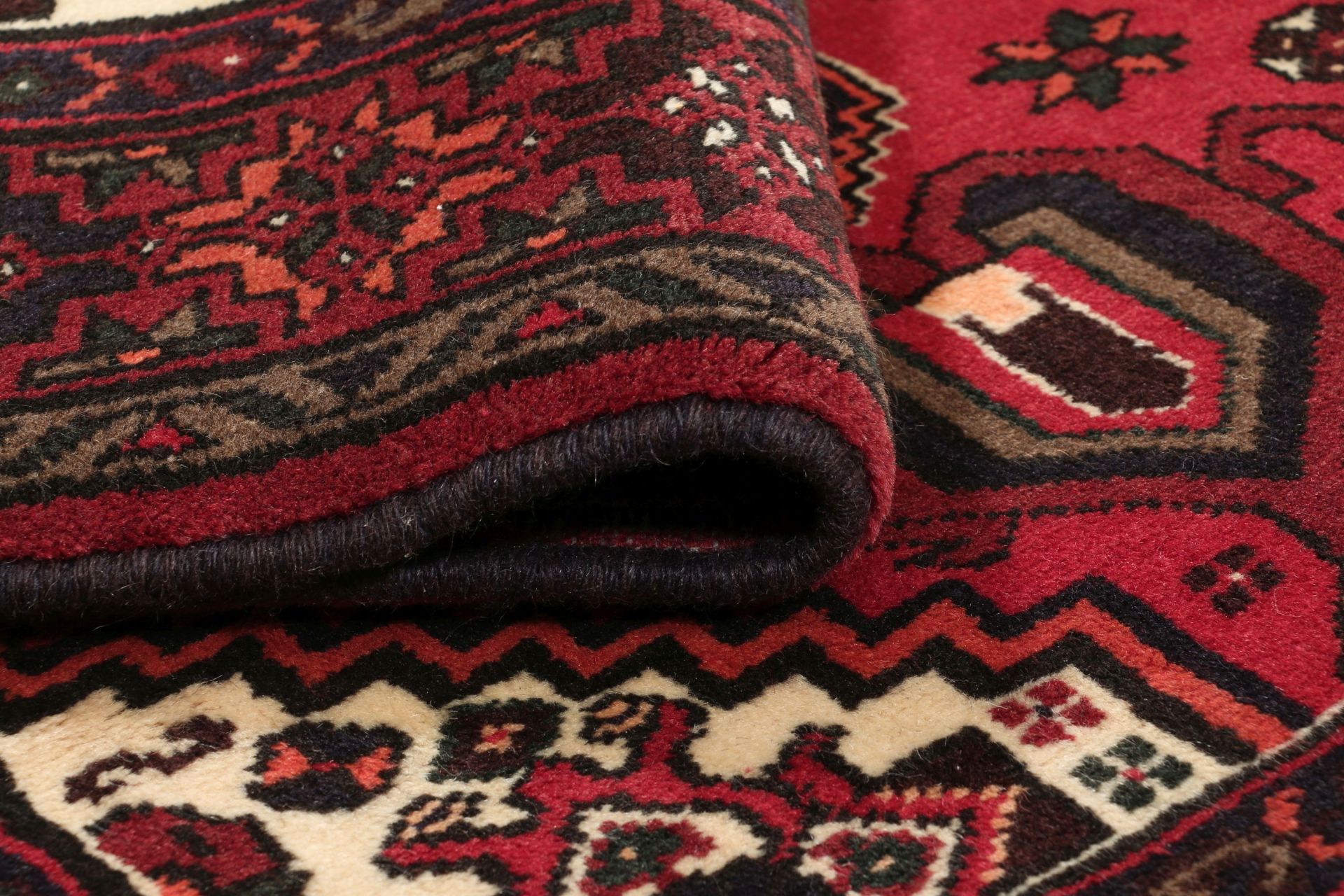 Hamadan Persian Rug 105 × 150 cm, Wool, hand-knotted