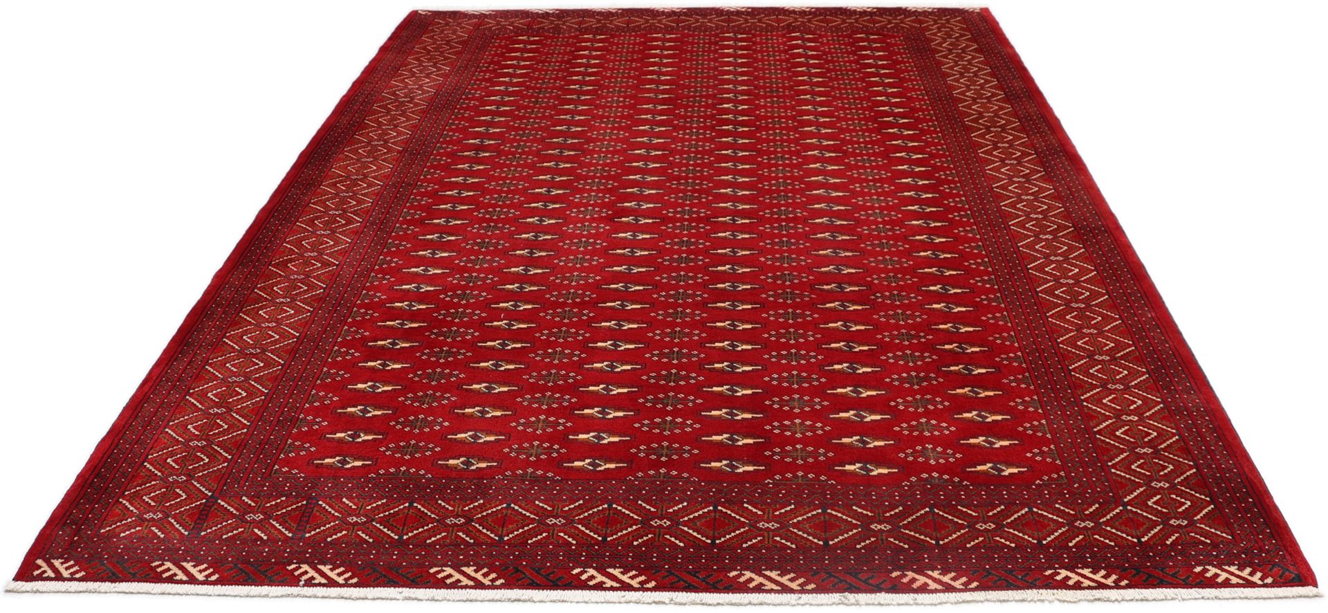perserteppich-turkmen-215-x-290-cm-schurwolle-handgeknupft-14 Hand-Knotted Wool Turkmen Persian Rug, 215 × 290 cm