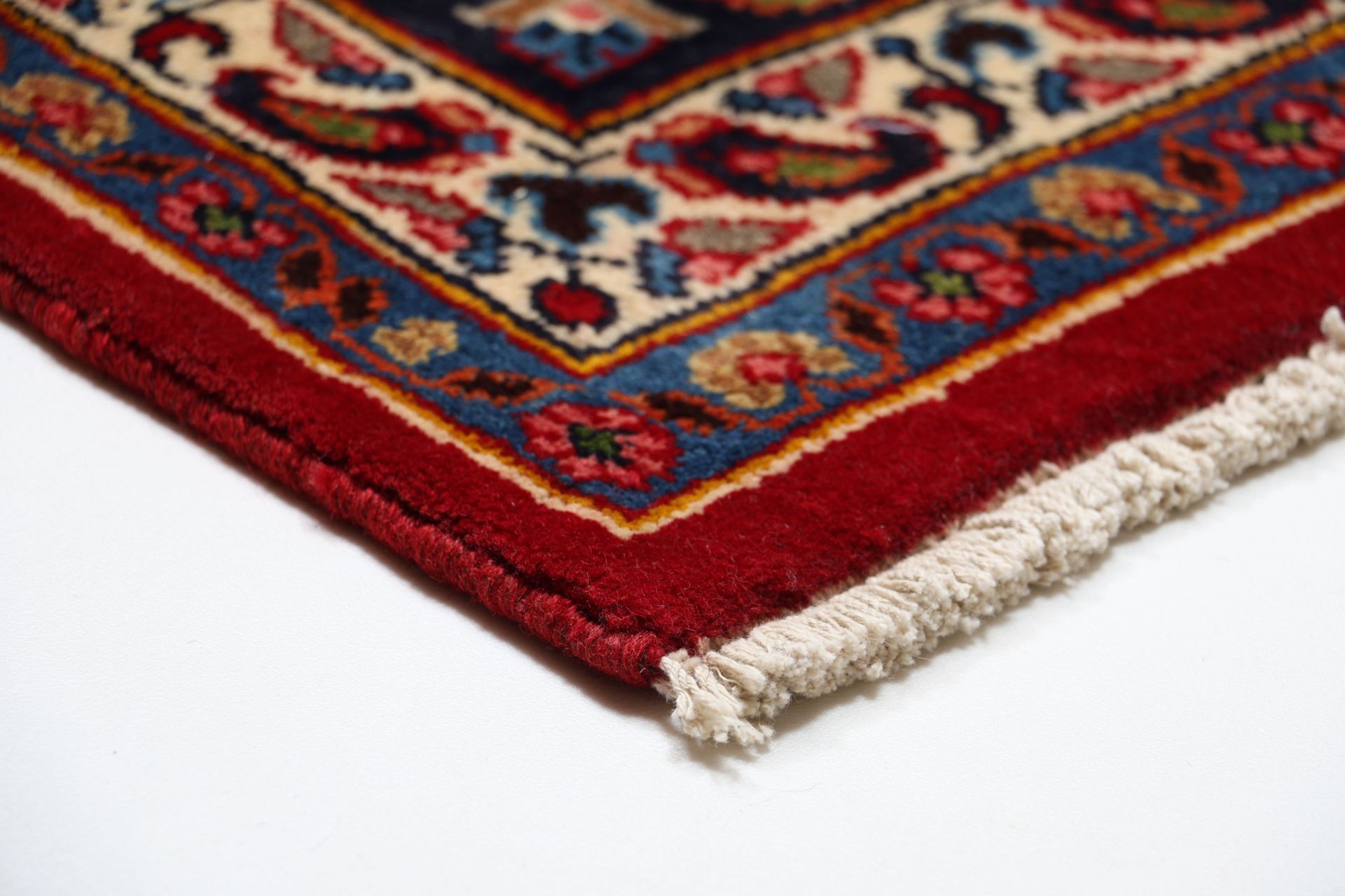 Mashhad Persian Rug — hand-knotted, 245 × 356 cm, Wool