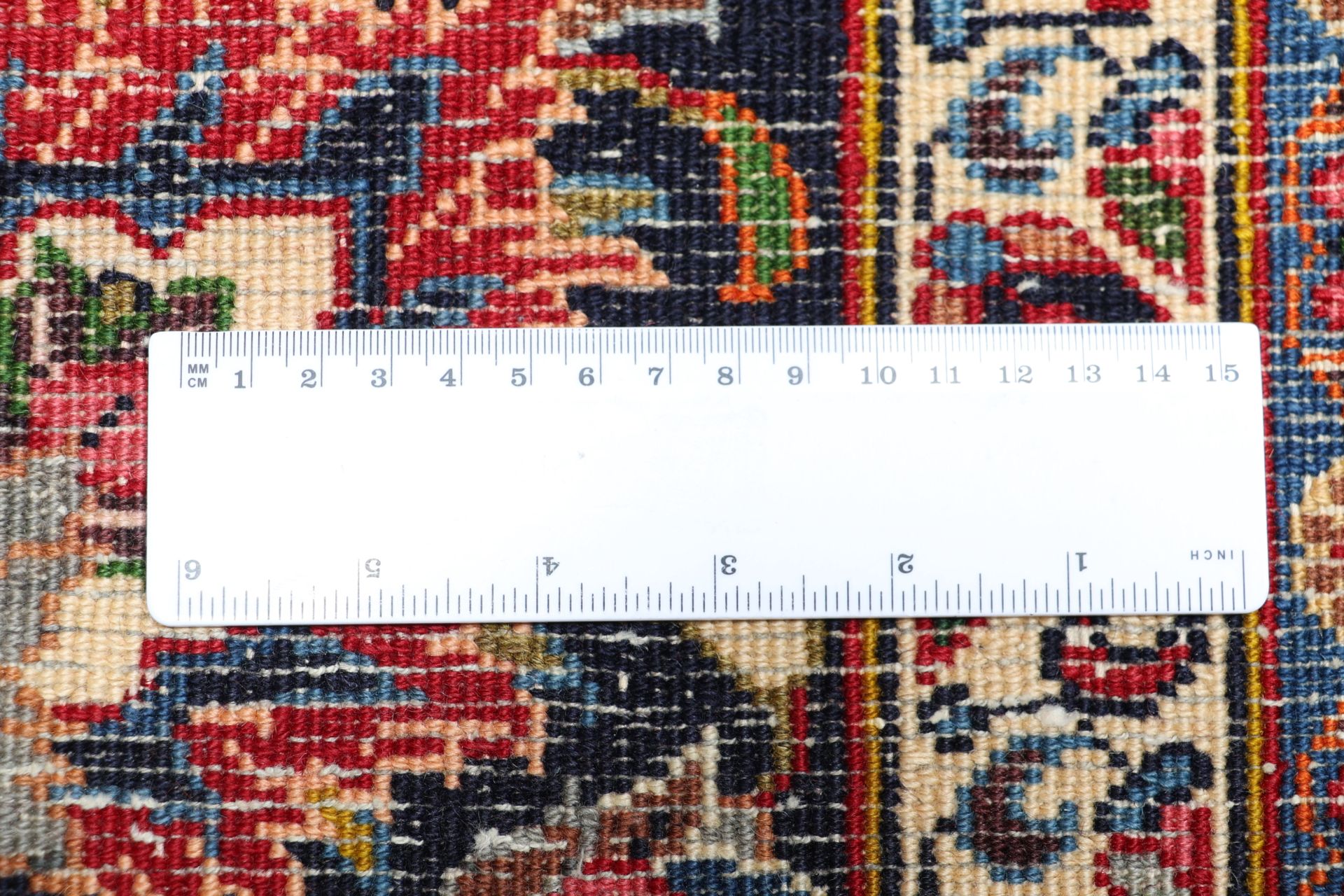 Mashhad Persian Rug — hand-knotted, 245 × 356 cm, Wool