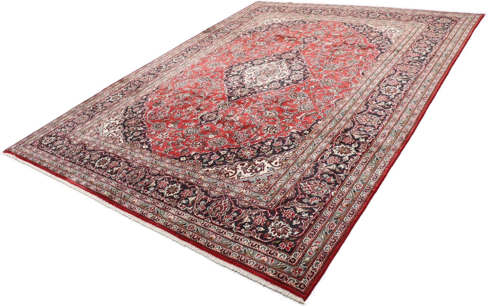 Mashhad Persian Rug — hand-knotted, 245 × 328 cm, Wool