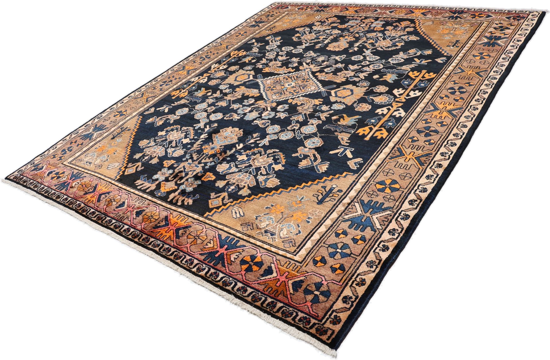Bakhtiari Persian Rug — hand-knotted, 265 × 322 cm, Wool