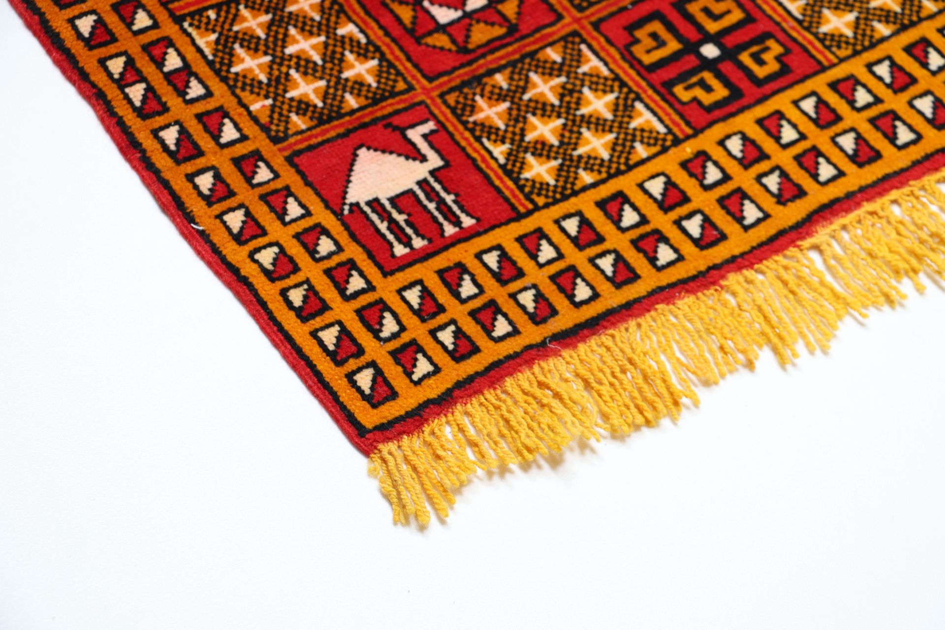orientteppich-berber-151-x-192-cm-schurwolle-handgeknupft-antik-13 Hand-Knotted Wool Moroccan Rug, 151 × 192 cm
