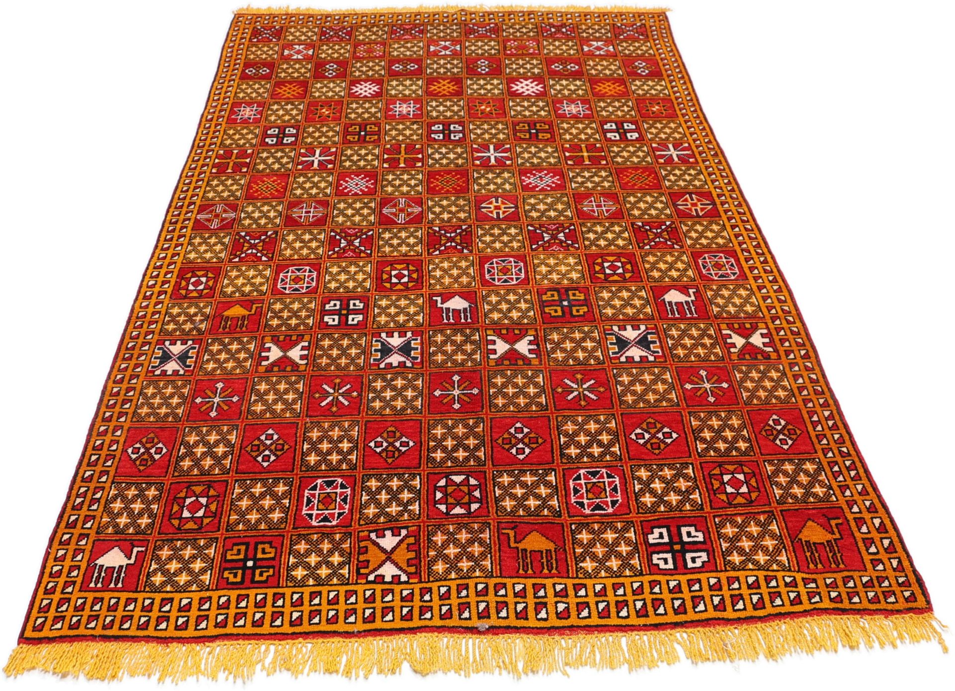 orientteppich-berber-151-x-192-cm-schurwolle-handgeknupft-antik-15 Hand-Knotted Wool Moroccan Rug, 151 × 192 cm