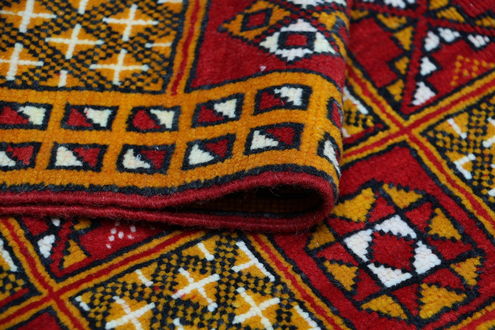 orientteppich-berber-151-x-192-cm-schurwolle-handgeknupft-antik-17 Hand-Knotted Wool Moroccan Rug, 151 × 192 cm