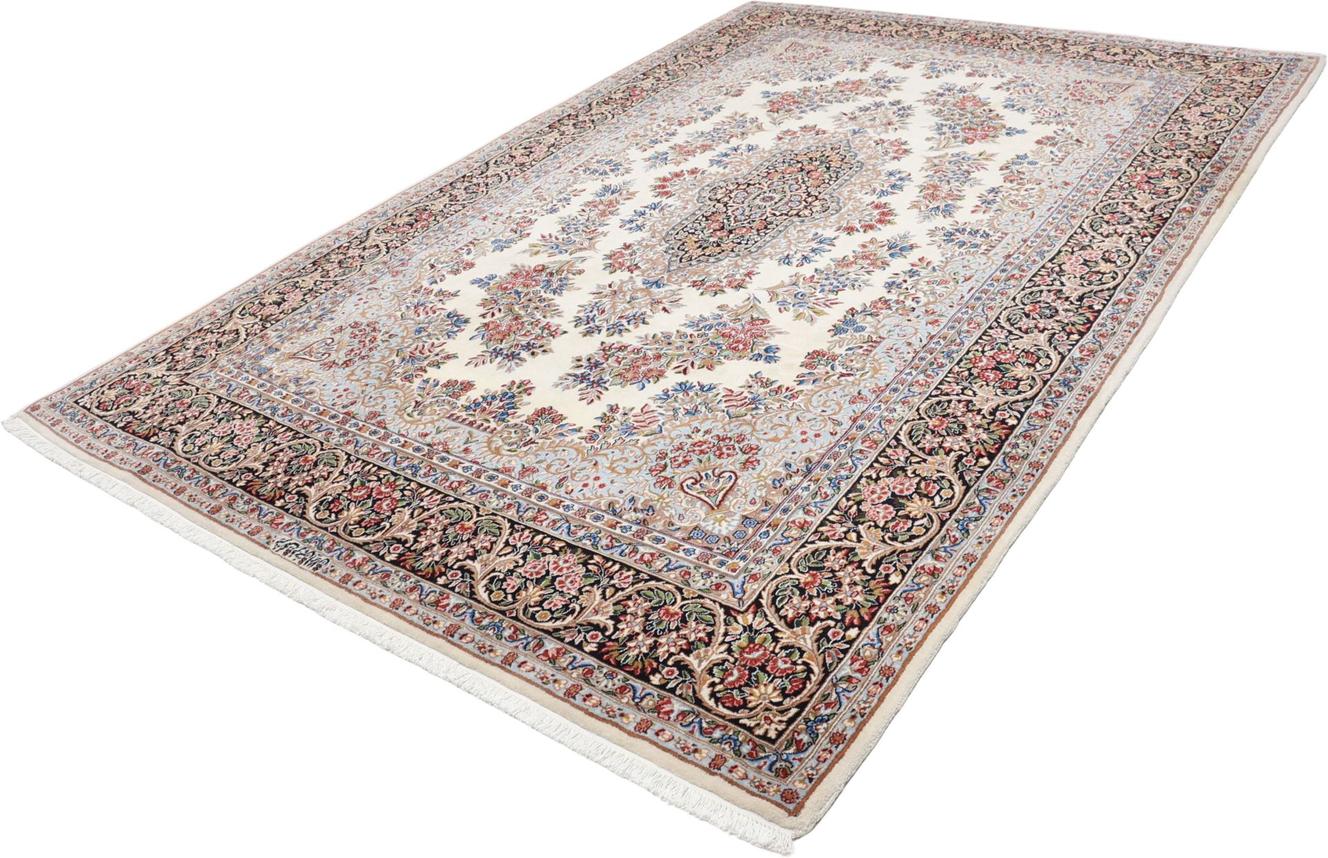 perserteppich-kirman-208-x-320-cm-schurwolle-handgeknupft-2 Hand-Knotted Wool Kerman Persian Rug, 208 × 320 cm
