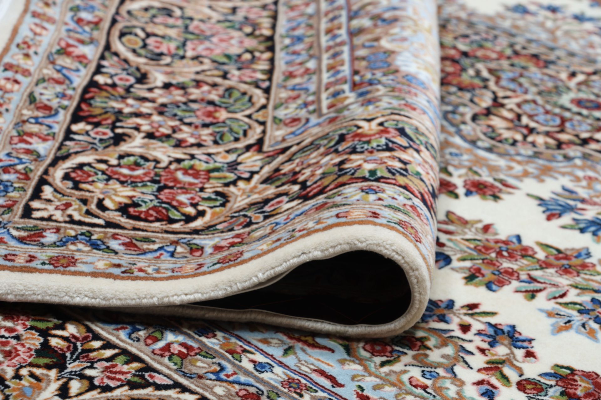 perserteppich-kirman-208-x-320-cm-schurwolle-handgeknupft-9 Hand-Knotted Wool Kerman Persian Rug, 208 × 320 cm