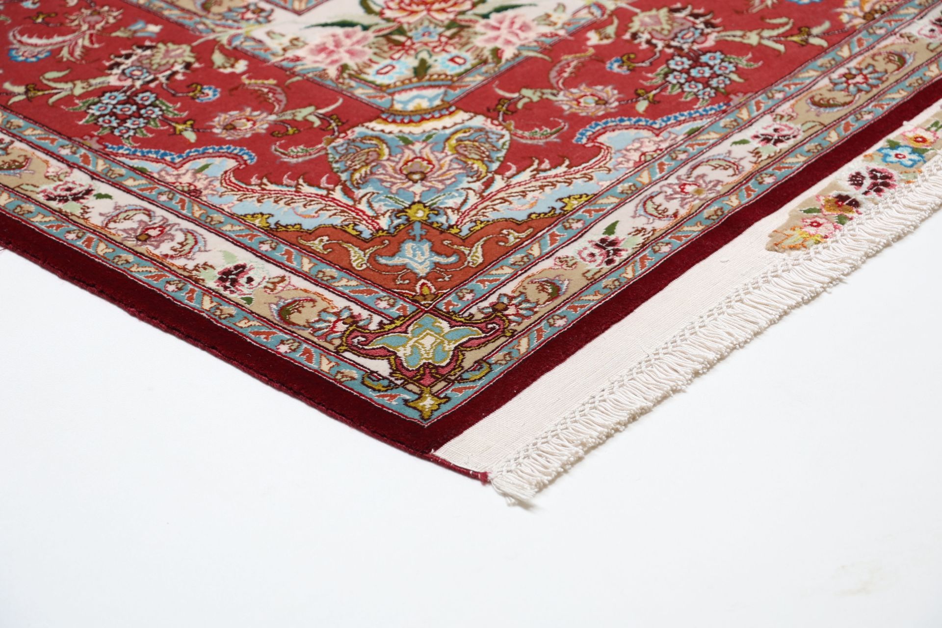 Tabriz Persian Rug 205 × 302 cm, Wool & Silk, hand-knotted