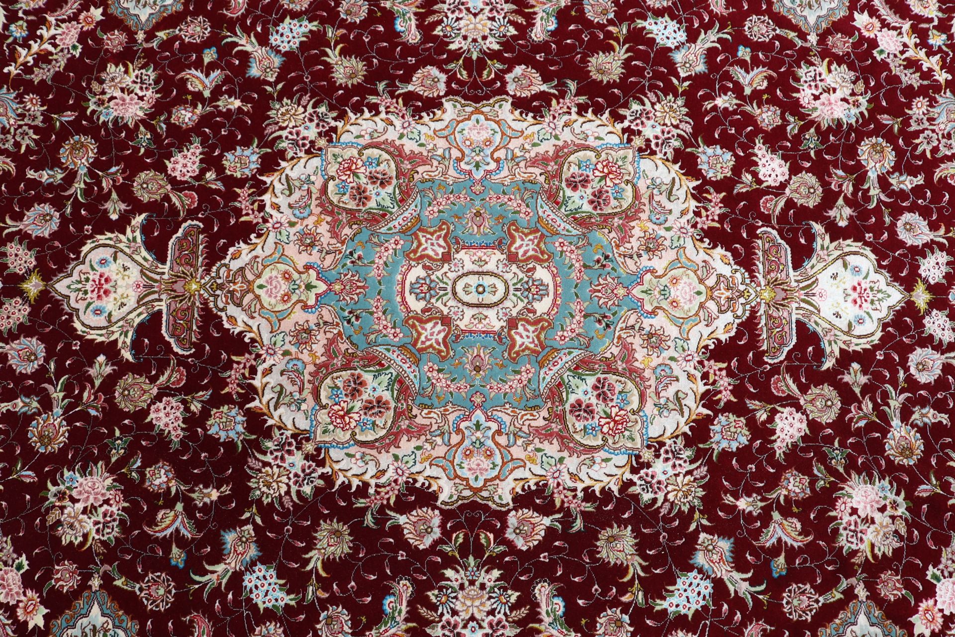Tabriz Persian Rug 205 × 302 cm, Wool & Silk, hand-knotted