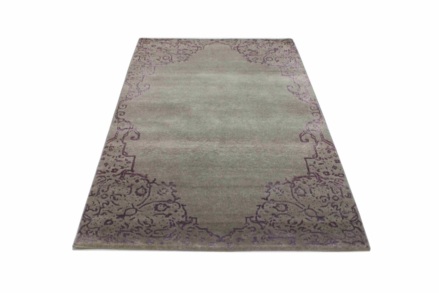 orientteppich-200-x-125-cm-wolle-handgeknupft-schwarz-1 Hand-Knotted Wool Loribaft Indian Rug, 200 × 125 cm