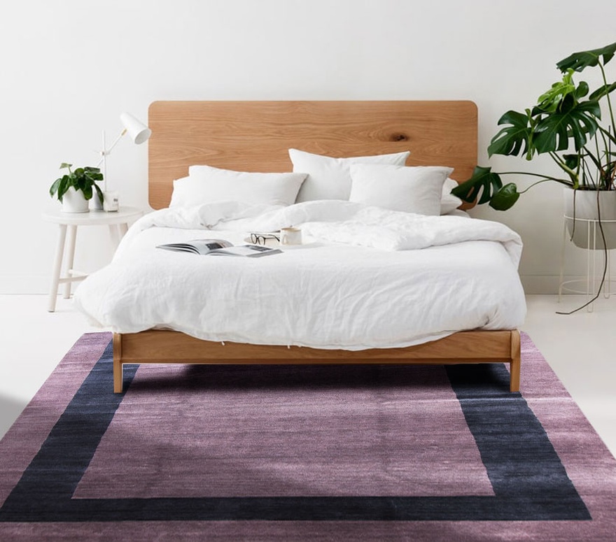 orientteppich-308-x-206-cm-wolle-handgeknupft-lila-rosa Loribaft Indian Rug 308 × 206 cm, Wool, hand-knotted