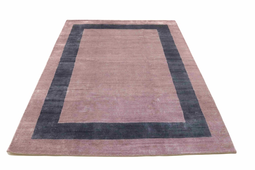 orientteppich-308-x-206-cm-wolle-handgeknupft-lila-rosa-2 Loribaft Indian Rug 308 × 206 cm, Wool, hand-knotted