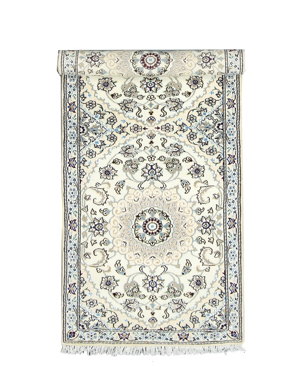 perserteppich-nain-207-x-83-cm-wolle-und-seide-handgeknupft-1 Nain Persian Rug 207 × 83 cm, Wool & Silk, hand-knotted