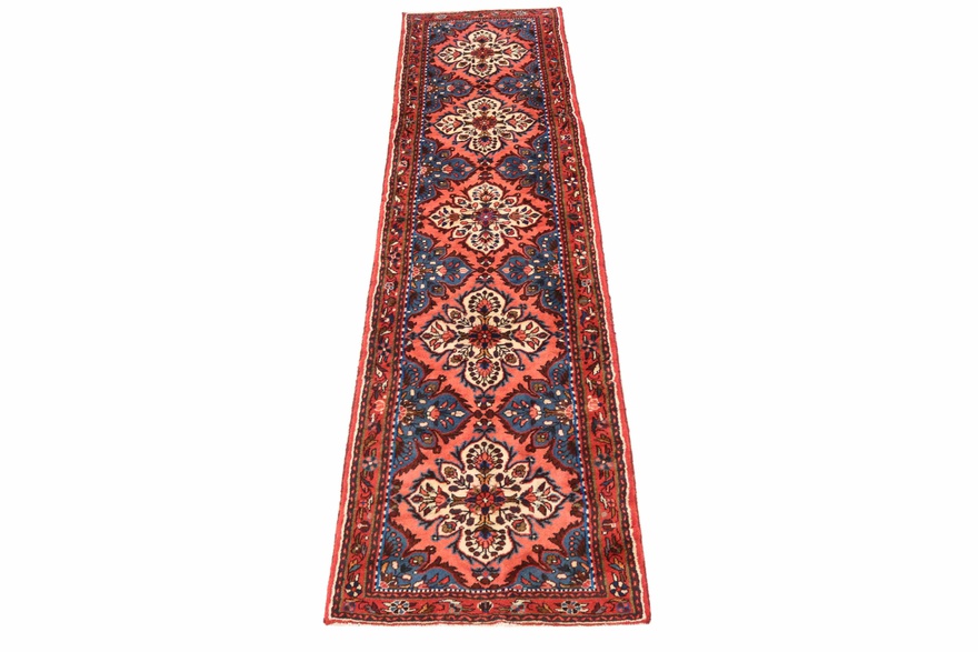 perserteppich-302-x-82-cm-schurwolle-handgeknupft-laufer Hand-Knotted Wool Persian Rug, 302 × 82 cm