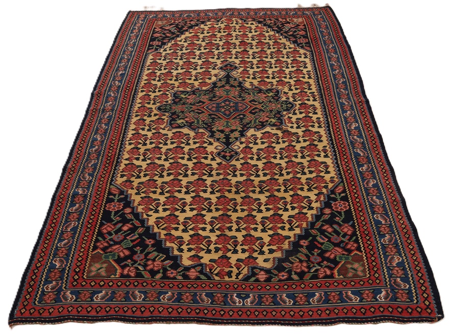 Antique Persian Rug, 205 × 137 cm, Wool