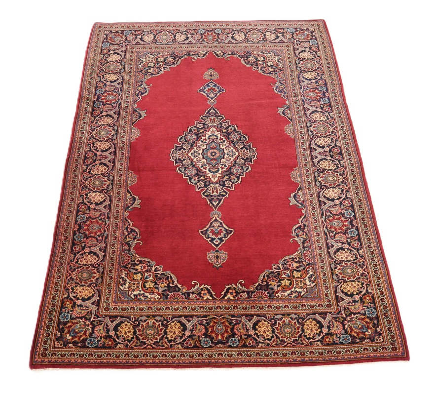 perserteppich-kashan-212-x-137-cm-wolle-handgeknupft-antik-3 Antique Kashan Persian Rug — 212 × 137 cm, Wool