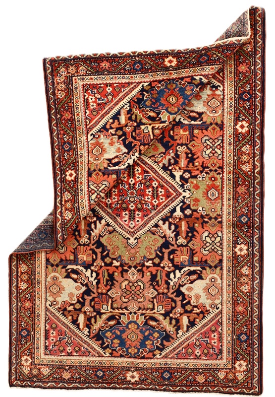 Antique Sarouk Persian Rug — 201 × 133 cm, Wool