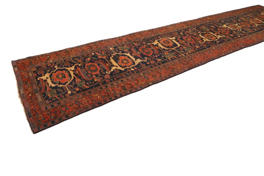 perserteppich-bidjar-550-x-115-cm-wolle-seide-handgeknupft-antik-1 Antique Bijar Persian Rug — 550 × 115 cm, Wool & Silk