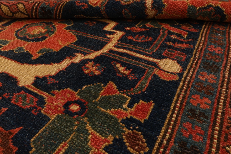 perserteppich-bidjar-550-x-115-cm-wolle-seide-handgeknupft-antik-2 Antique Bijar Persian Rug — 550 × 115 cm, Wool & Silk