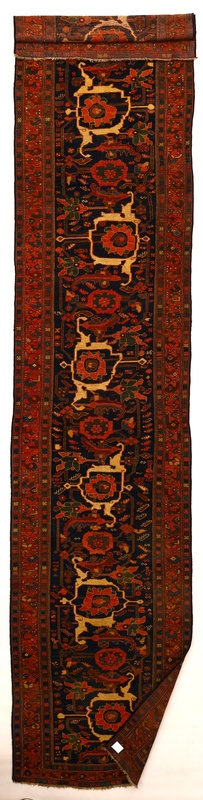 perserteppich-bidjar-550-x-115-cm-wolle-seide-handgeknupft-antik-3 Antique Bijar Persian Rug — 550 × 115 cm, Wool & Silk