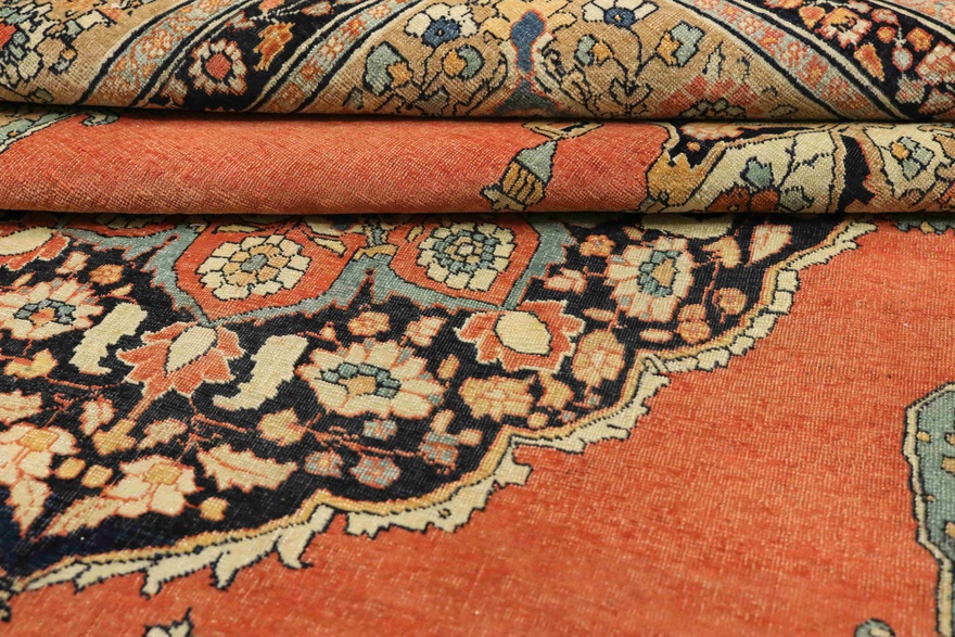 perserteppich-206-x-142-cm-wolle-handgeknupft-antik-1 Antique Persian Rug — 206 × 142 cm, Wool