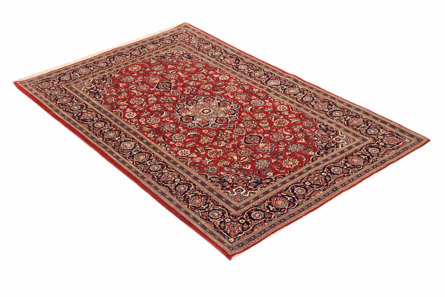 perserteppich-kashan-212-x-137-cm-wolle-handgeknupft-antik-11 Antique Wool Kashan Persian Rug, 212 × 137 cm