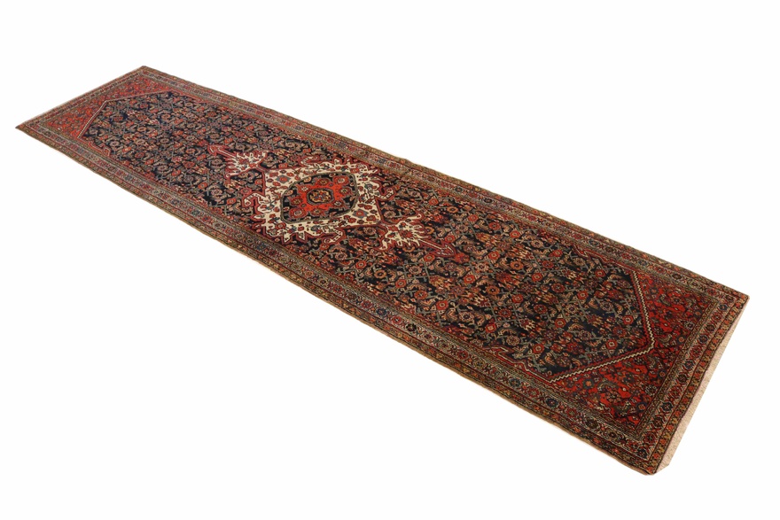 Antique Malayer Persian Rug — 420 × 105 cm, Wool