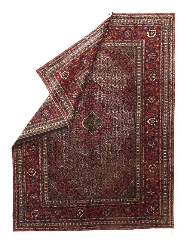 Antique Persian Rug — 313 × 234 cm, Wool & Silk