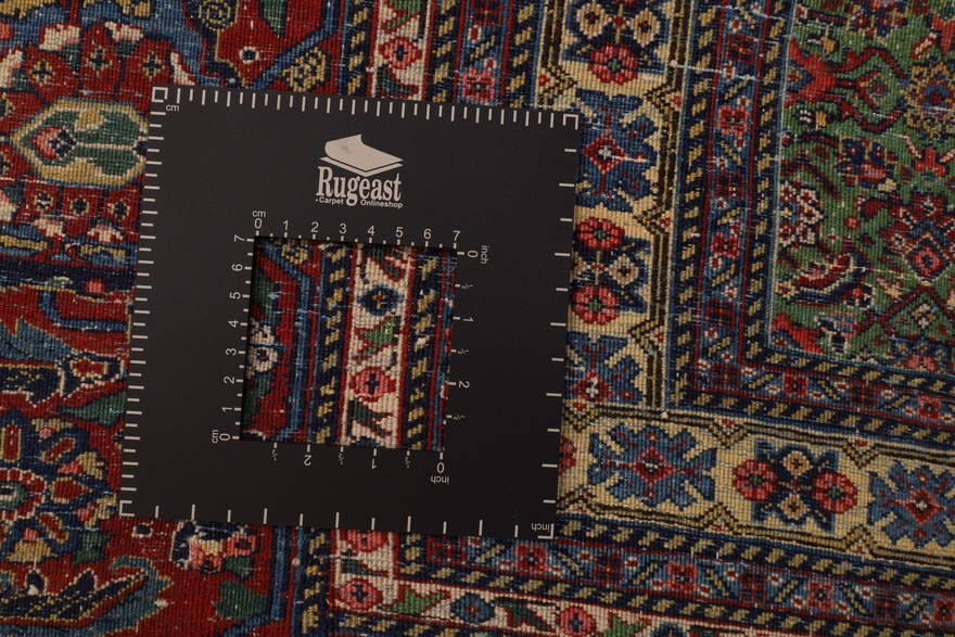 Antique Persian Rug — 313 × 234 cm, Wool & Silk