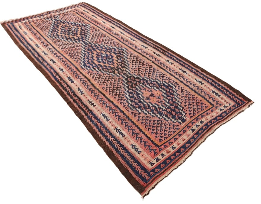 perserteppich-286-x-128-cm-wolle-handgewebt-antik-2 Antique Kilim Persian Rug — 286 × 128 cm, Wool